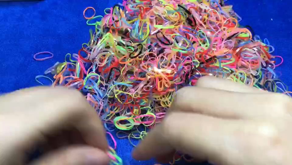 手工活加工皮筋分装一个90后宝妈在家创业