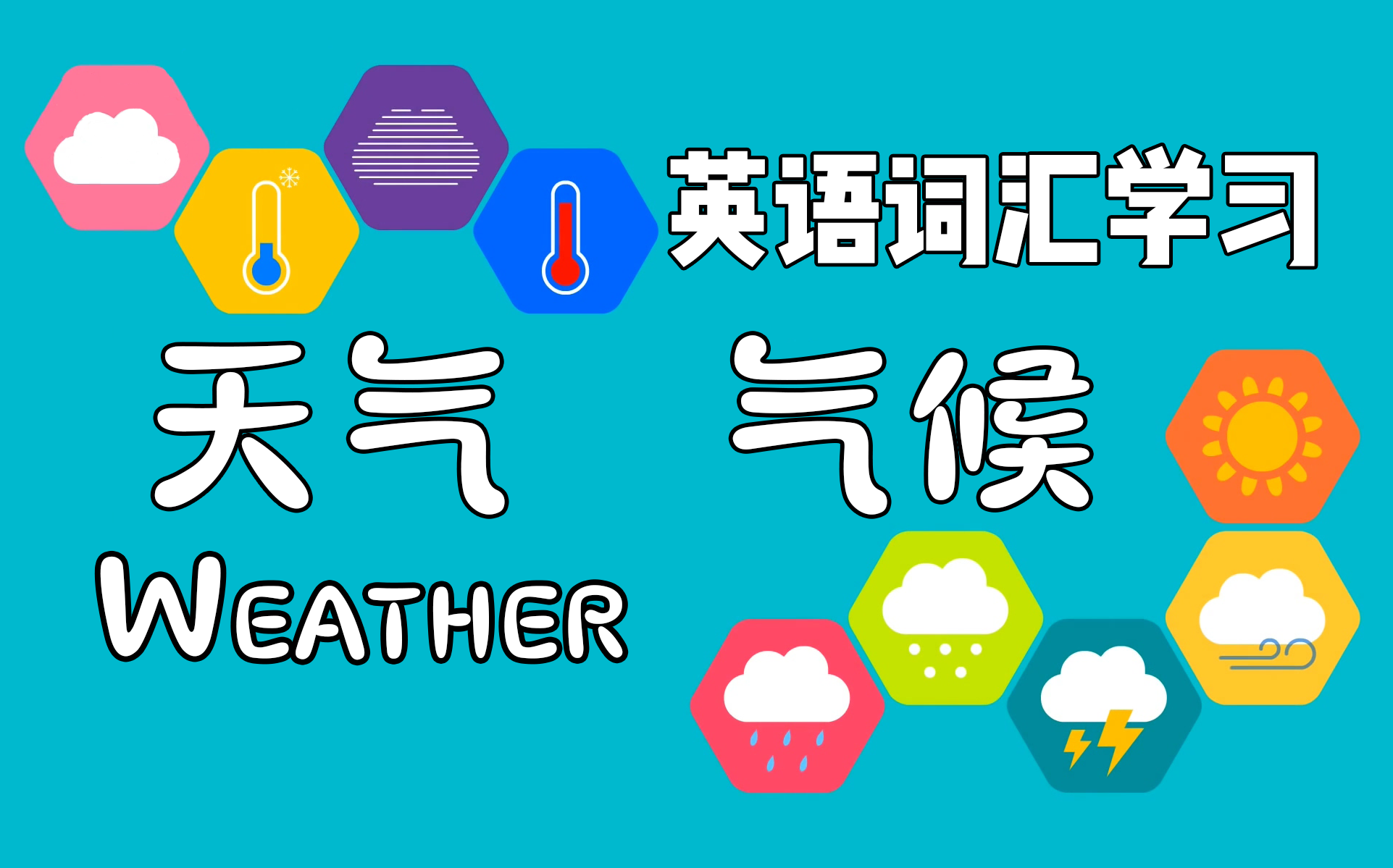 [图]【合集】英语词汇学习——天气、气候如何描述