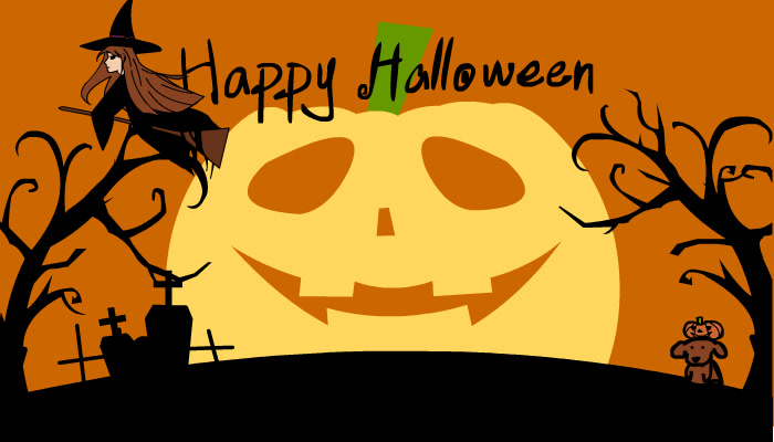 happy halloween 万圣节贺卡/动画短片哔哩哔哩bilibili