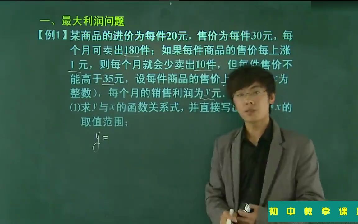 初中数学:二次函数实际应用题,典型例题解析,推荐收藏哔哩哔哩bilibili