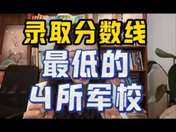 Download Video: 录取分数线最低的4所军校 #2024高考 #高三 #高中