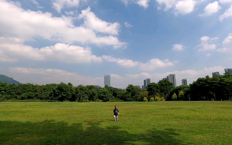 很漂亮的公園,人卻很少!深圳大沙河公園親子游!