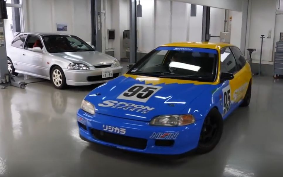 spoon sports civic sir eg6 n1 race car details -review at type