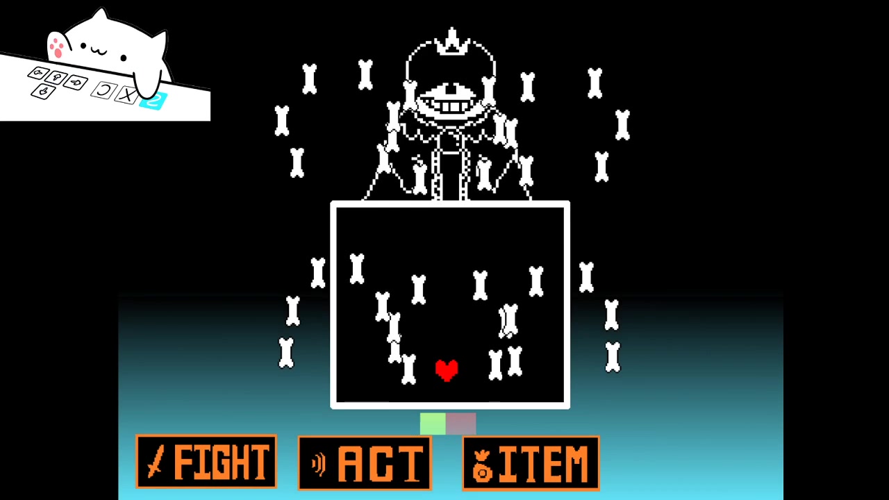 【undertale au】storyshift-king sans battle-キングサンズ戦