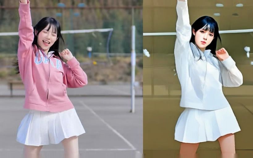 为三次元小姐姐的舞蹈赋予cg感【diffusion视频处理平滑化算法阶段性