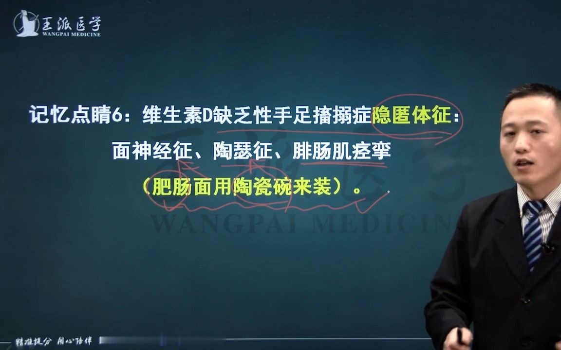 维生素D缺乏性手足搐搦症体征:面神经征、陶瑟征、腓肠肌痉挛—临床【儿科学】笔试核心考点口诀记忆点睛6哔哩哔哩bilibili