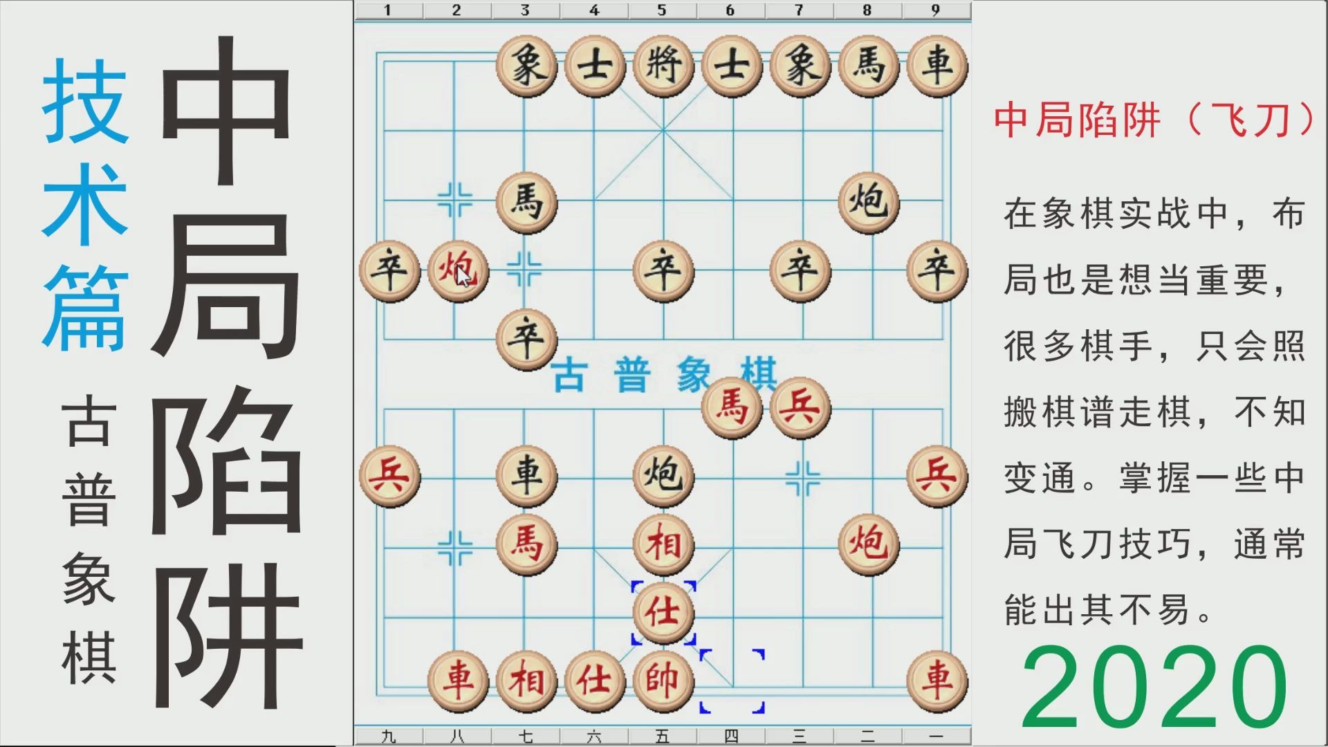 中國象棋陷阱篇:屏風馬開局,佈局簡單但套路深