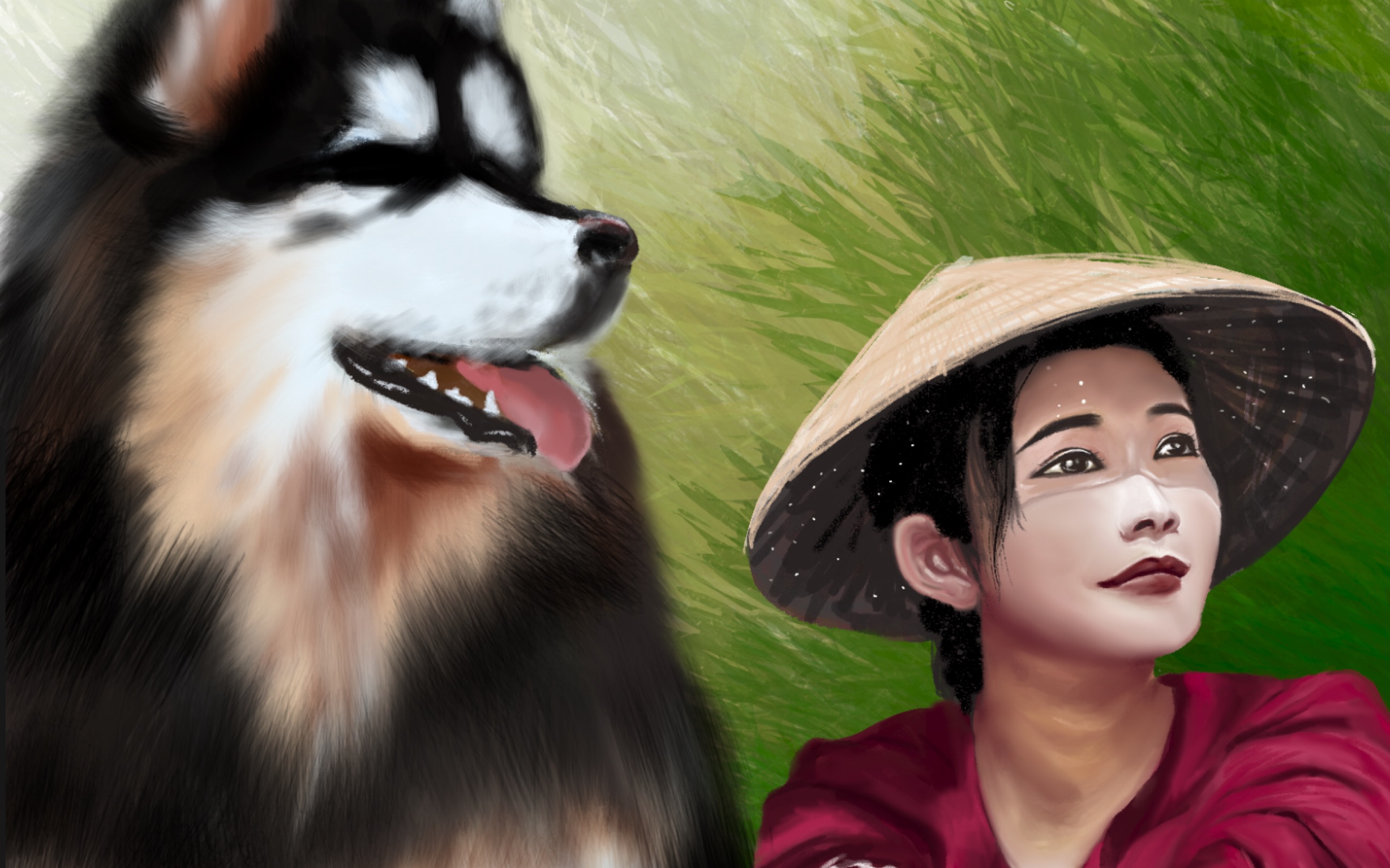 【ipad不吃灰】画滇西小哥和大王王～_哔哩哔哩_bilibili