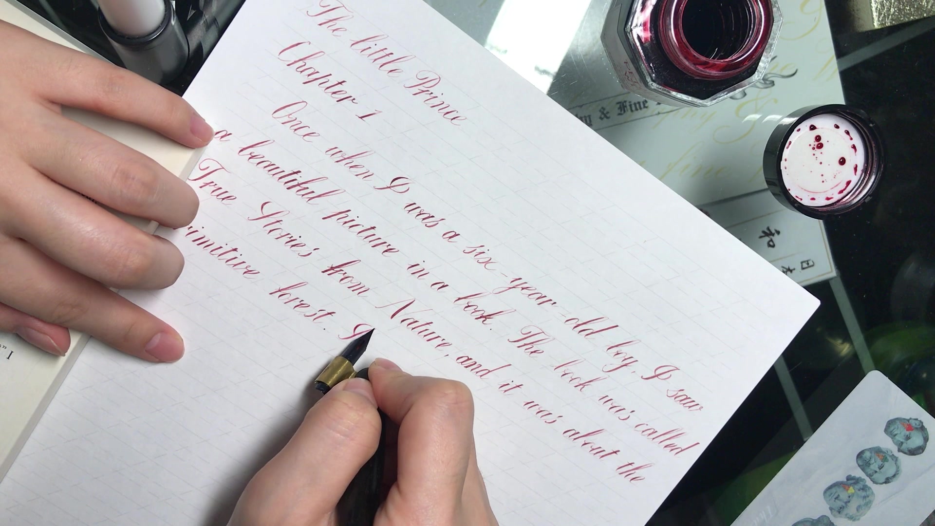 【第三天】花体英文抄小王子