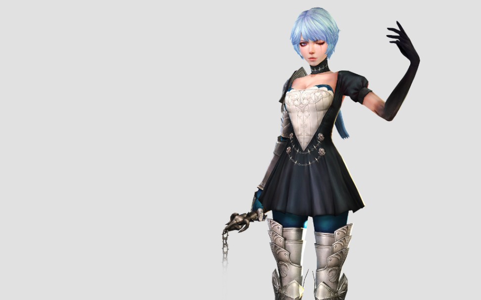 卓越之剑ge 繁体服 子爵本 双执行者阿尼斯 10邪恶武器输出_哔哩哔哩