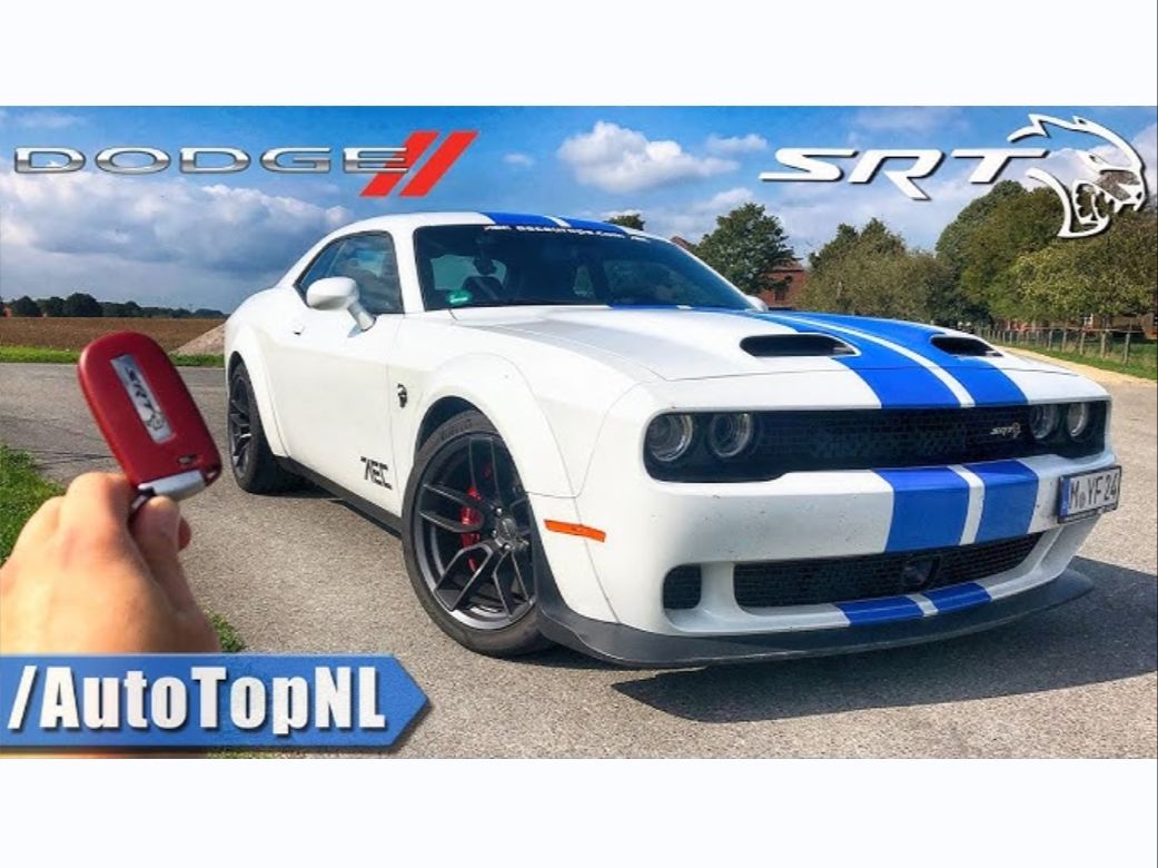 717马力道奇挑战者hellcat | 德国不限速高速加速及极速测试