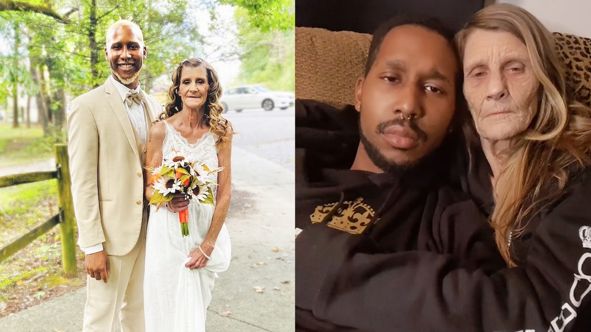 美国61岁老妇嫁24岁小伙,7个孩子过半都反对,男子家人挺赞成