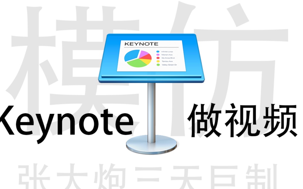 Keynote 神奇移动制作视频流程哔哩哔哩bilibili