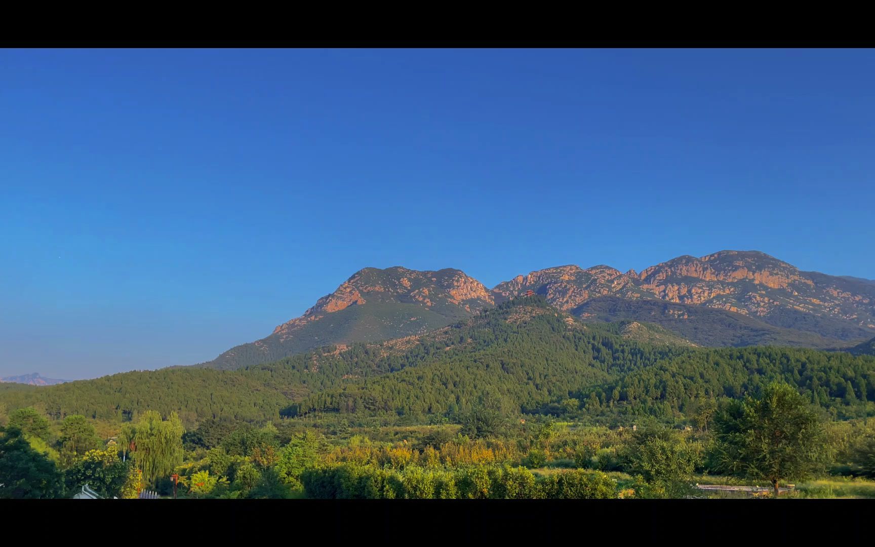 嵩山黄盖峰清晨 钢琴曲 纯音乐无人声户外风景 治愈 放松 自习