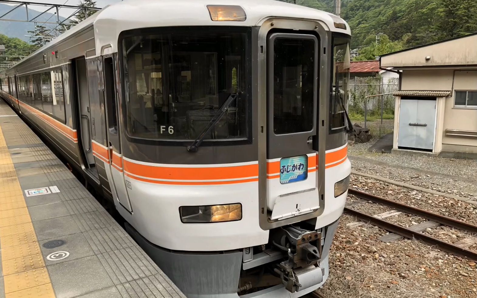 【軌道展望】jr東海・特急・寬景富士川5号(富士→甲府)373系電車