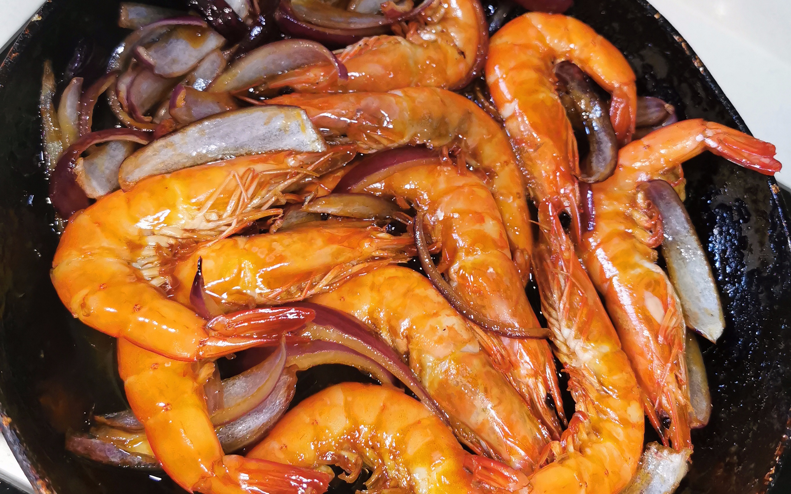 7分钟老妈烧虾大法,轻松带饭上班_哔哩哔哩 (゜