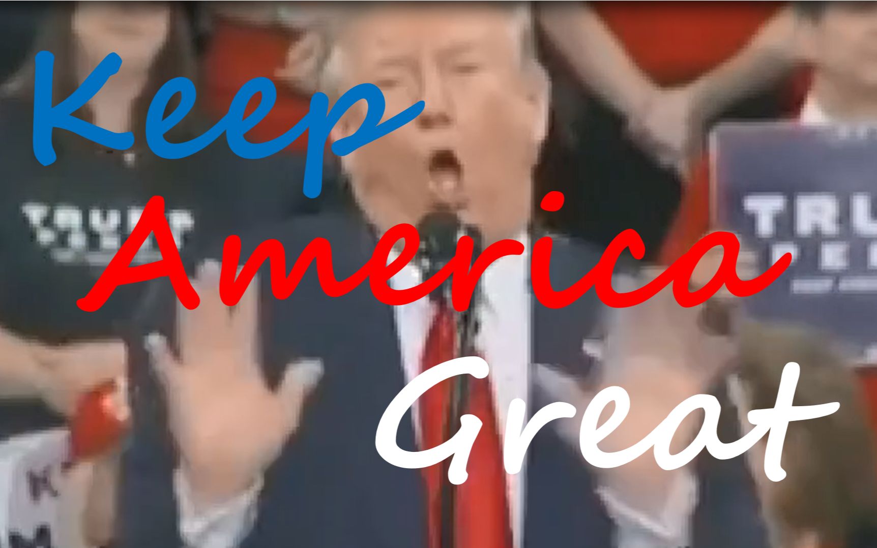 [图]为什么我的特朗普应援歌和你们不一样？Keep America Great