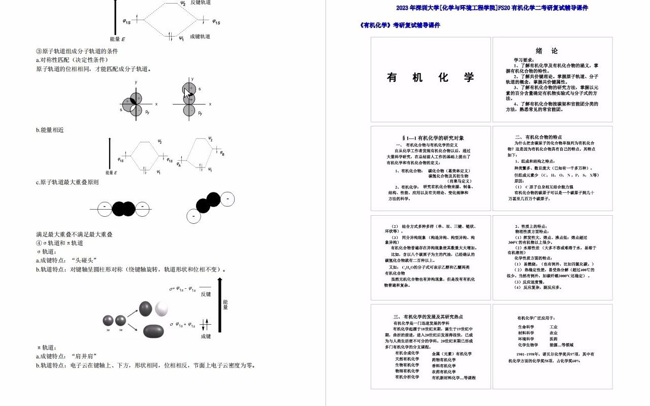 【电子书】2023年深圳大学[化学与环境工程学院]FS20有机化学二考研复试精品资料哔哩哔哩bilibili