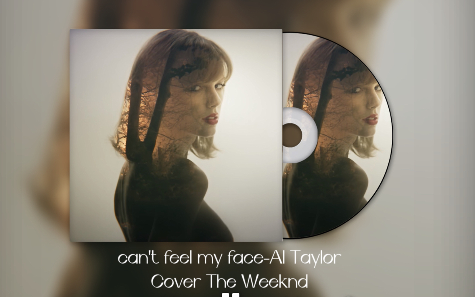 [图]《can't feel my face》-AI翻唱-【AI Taylor】Cover.The Weeknd