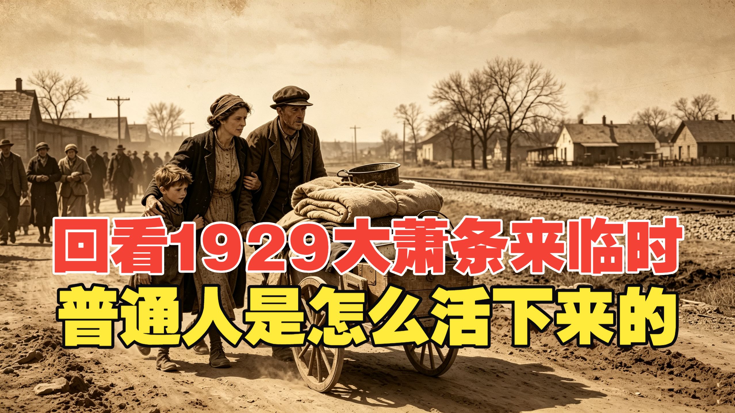 回看 1929：大萧条来临时，普通人是怎么活下来的