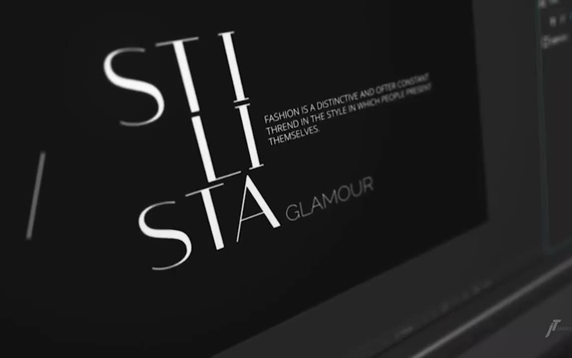 ae模板-设计感时尚文字标题动画 just type fashion titles