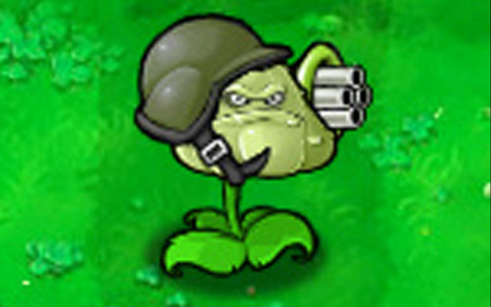 【pvz】自制植物:窝瓜加特林!哔哩哔哩bilibili