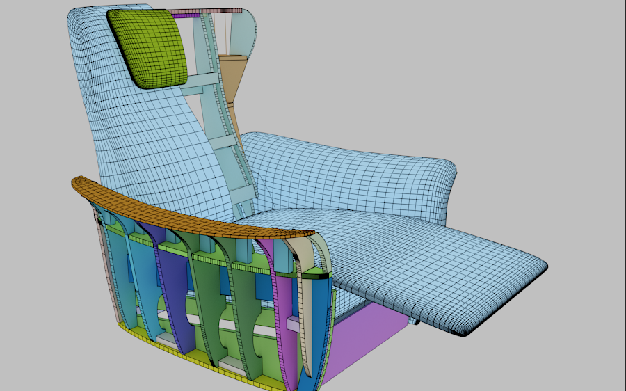 沙发电脑3d放样-功能-头枕包建模_哔哩哔哩_bilibili