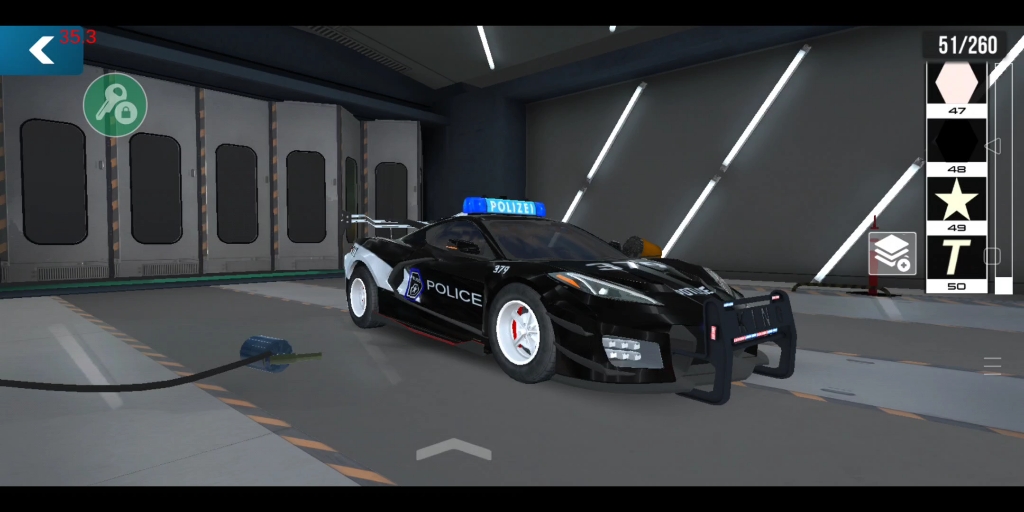 感觉帅气了很多★雪弗兰科尔维特警车