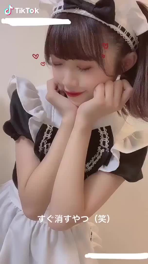 ngt48中井里佳女仆装抖音tiktok
