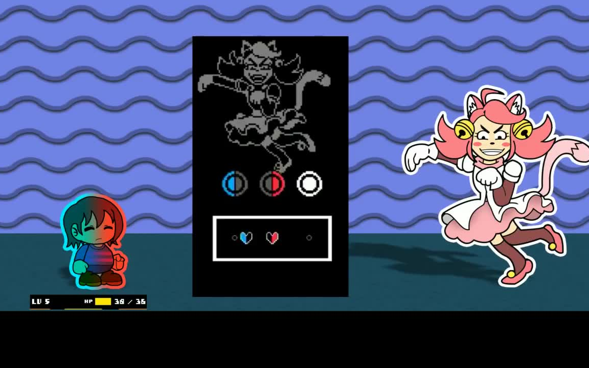 【undertale】喵喵亲亲战 | 纸片马里奥风格