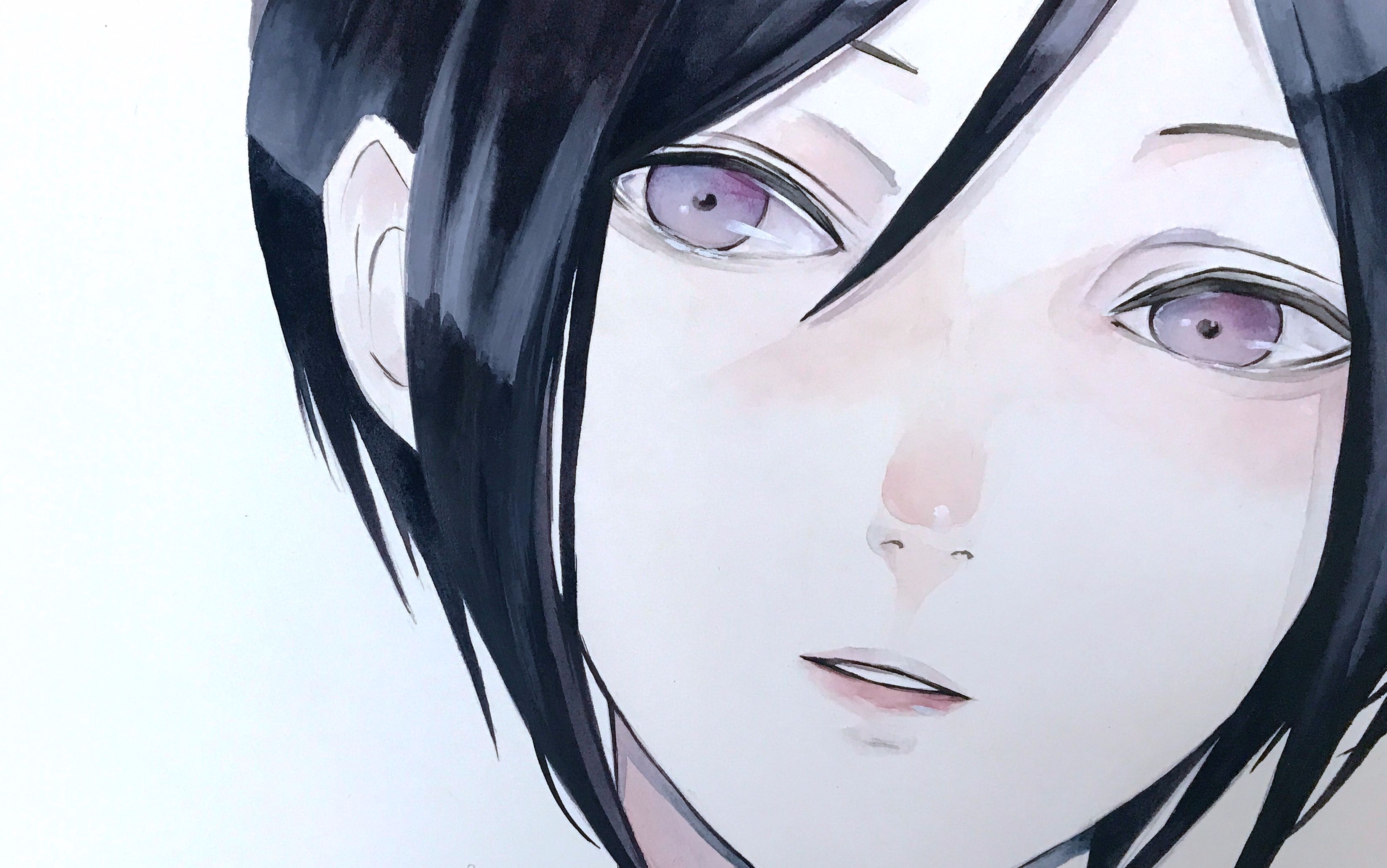 【水彩手绘】某r的渣绘56:刀剑乱舞-药研藤四郎【roisaya】