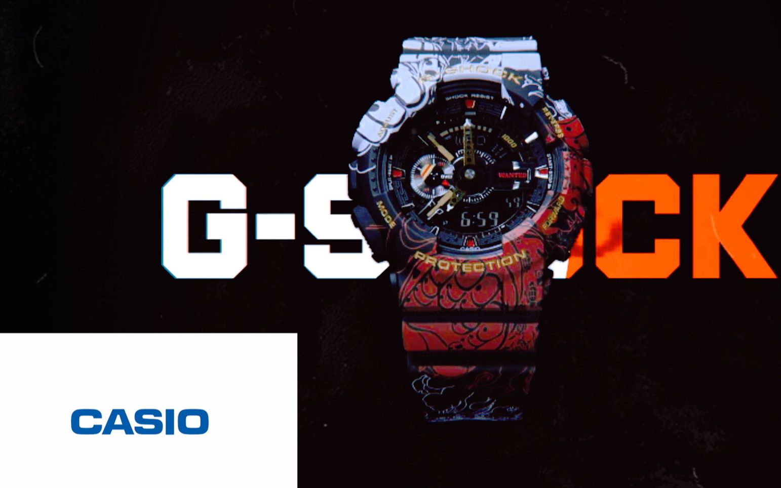 卡西欧海贼王联名限定款登场! g-shock×one piece