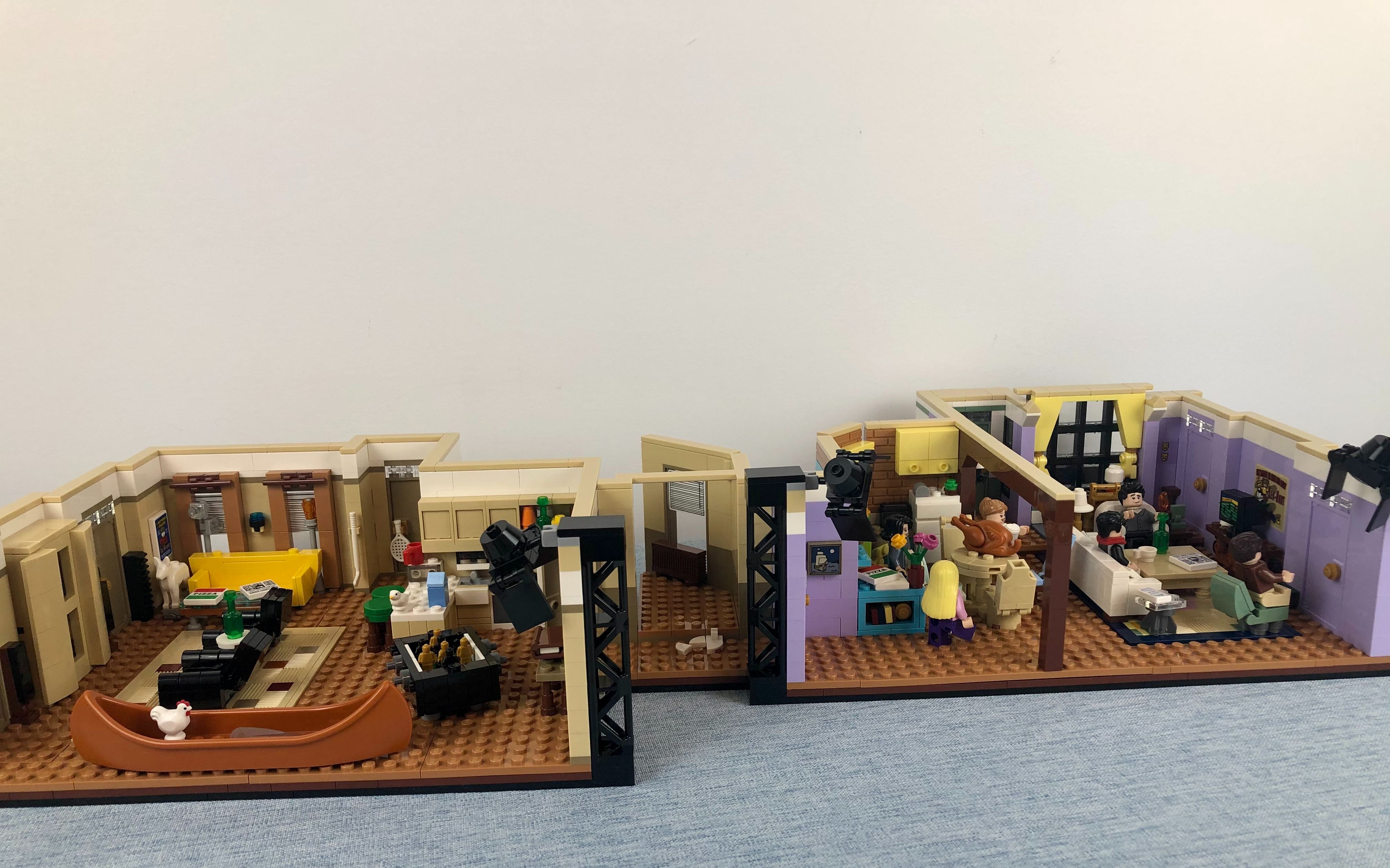 十小时还原老友记两间公寓 乐高 10292 老友记公寓_哔哩哔哩_bilibili