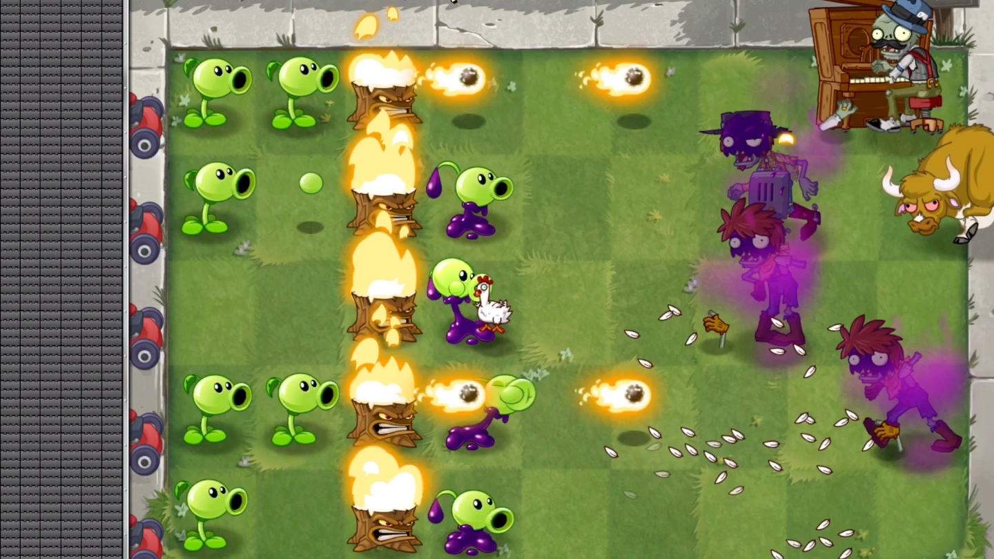 pvz2国际版毒液豌豆挑战禁叶不丢车全一二级