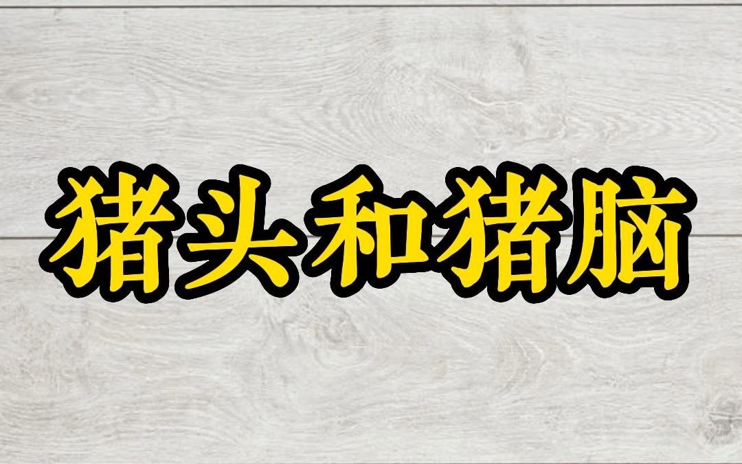 [图]猪头和猪脑——徐文兵讲《饮食滋味》