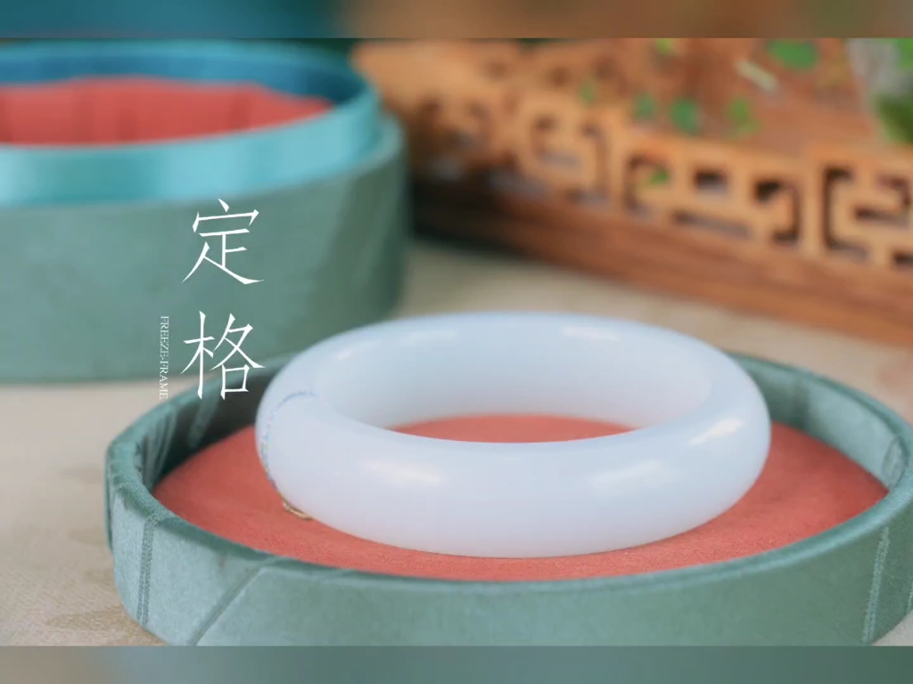 和田玉羊脂白玉手镯5677口径,大气宽条,白度脂白.