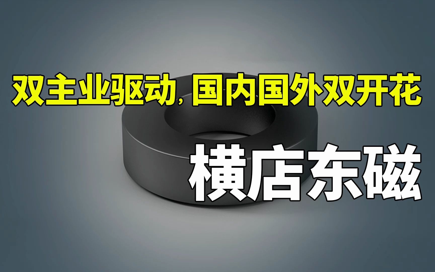 横店东磁:新能源主业发力,海外市场开拓加大,业绩大幅增长(2022年报)哔哩哔哩bilibili