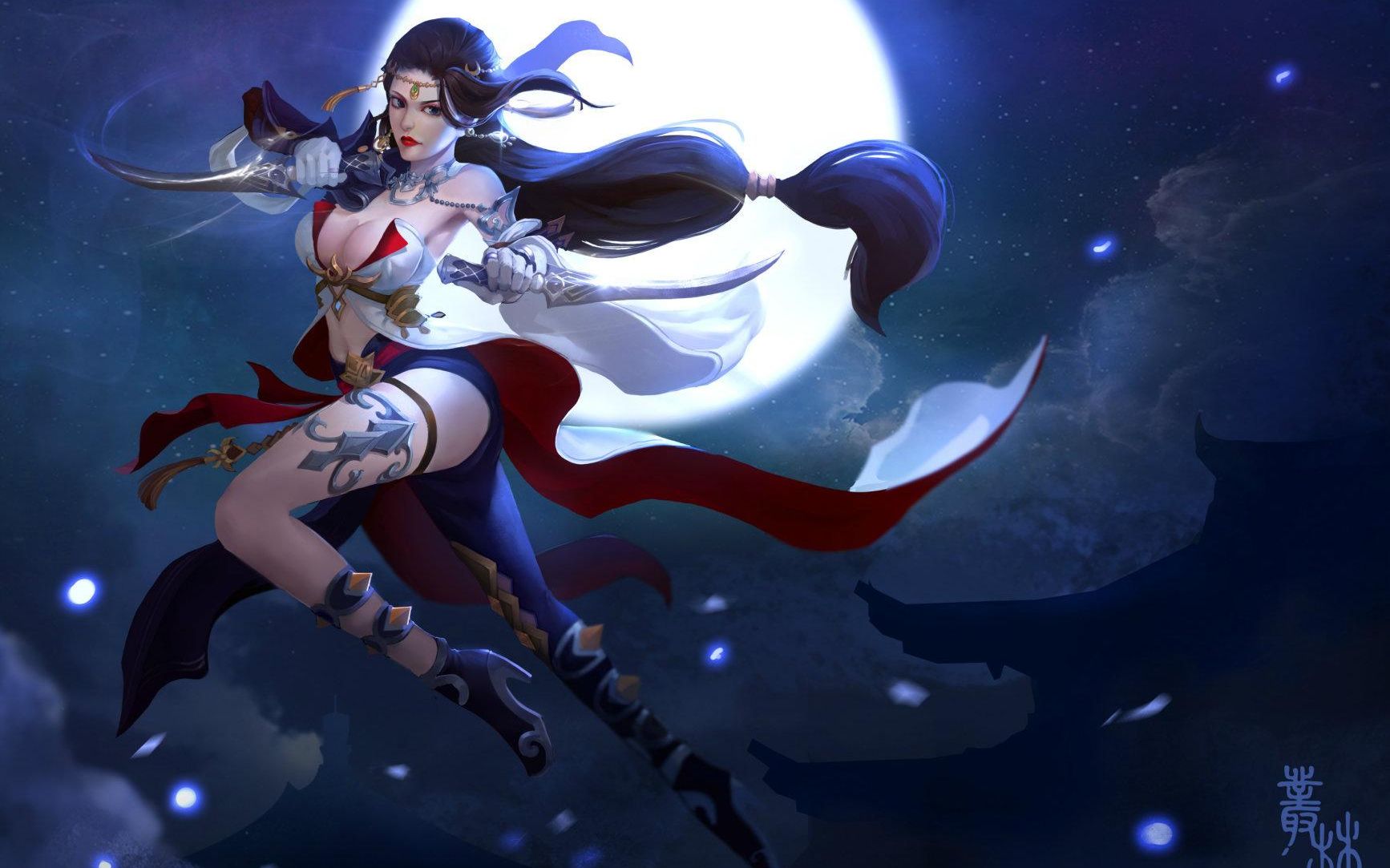 【从零开始】月之女神角色细化,内附改画