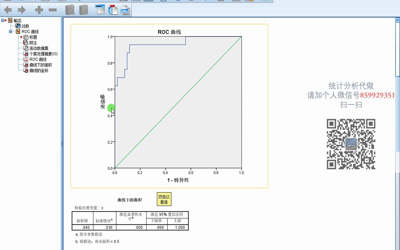 SPSSROC曲线1ROC曲线曲线下面积AUC截断值cutoff约登指数灵敏度特异度SPSS数据分析SPSS统计分析SPSS统计分析从入门到哔哩哔哩bilibili