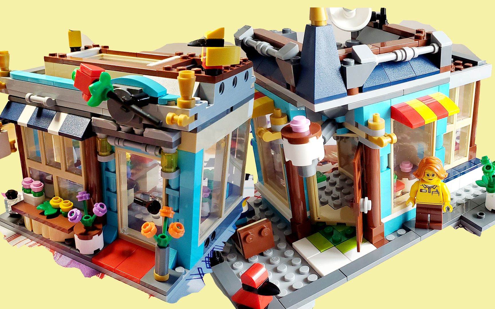 精致的蛋糕店与花屋!乐高31105bc模式拼搭评测 创意百变三合一