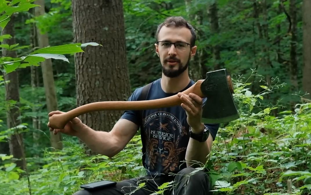 【liam hoffman】霍夫曼斧柄耐久性试验-直到挥断