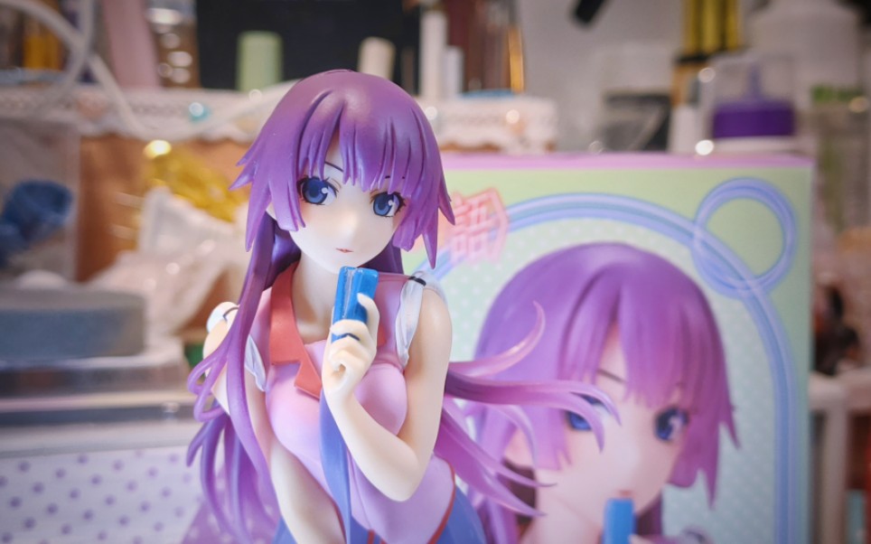 taito 化物语战场原黑仪景品手办附特典 开箱视频