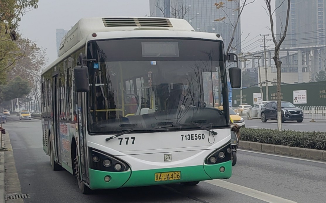 【2022武汉公交退役老兵合辑】电车公司777路部分路段原声原速前方