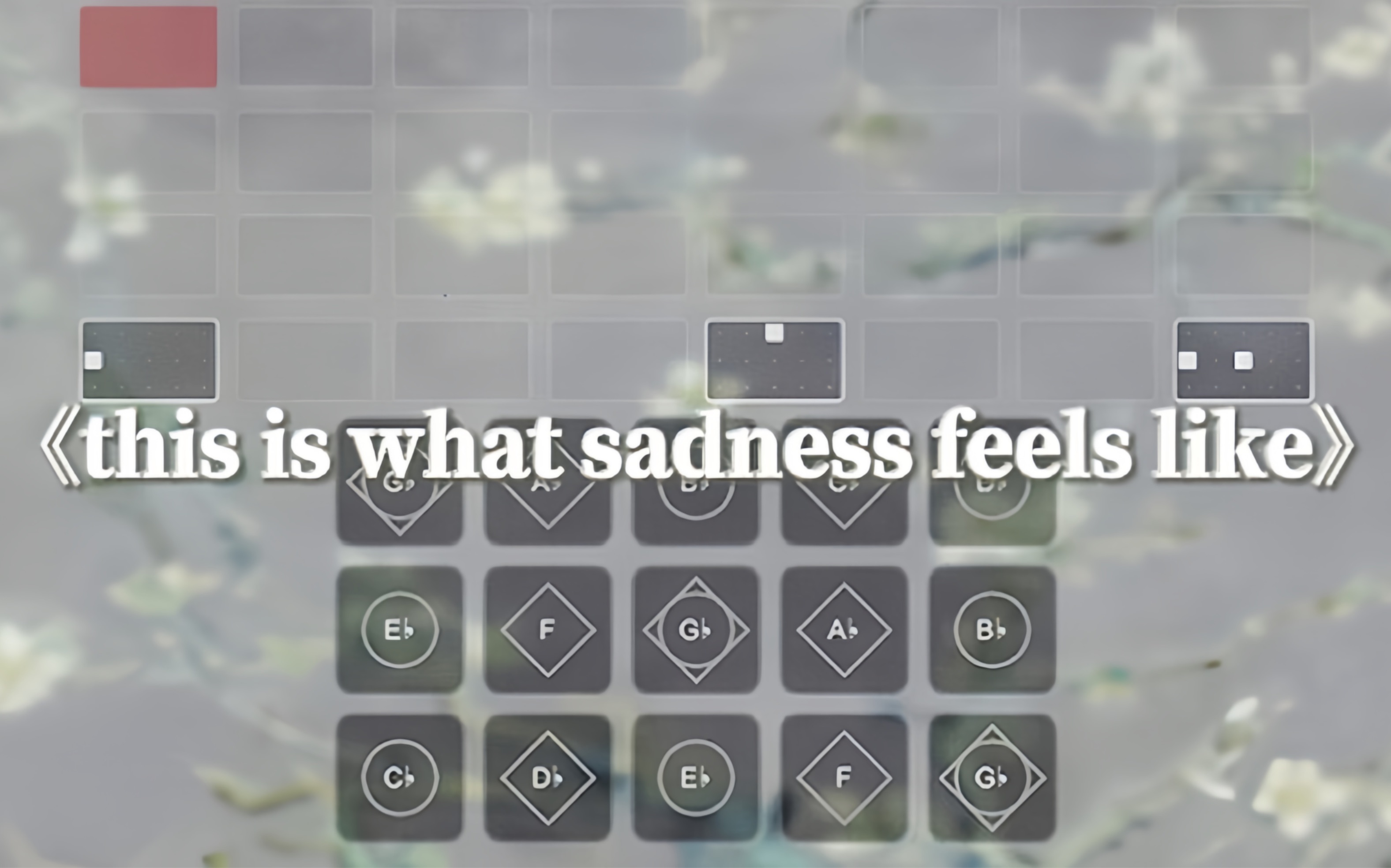 [图]【sky光遇】忧伤破碎感的氛围小曲《this is what sadness feels like》琴谱｜JVKE