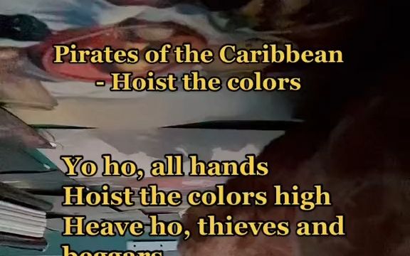 [图]【激情翻唱】Hoist the Colours(《加勒比海盗3:世界的尽头》插曲