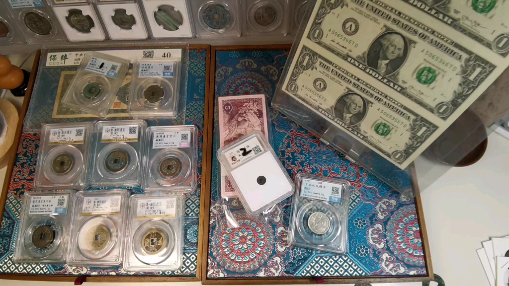 换藏十个盒子币,康熙乾隆嘉庆