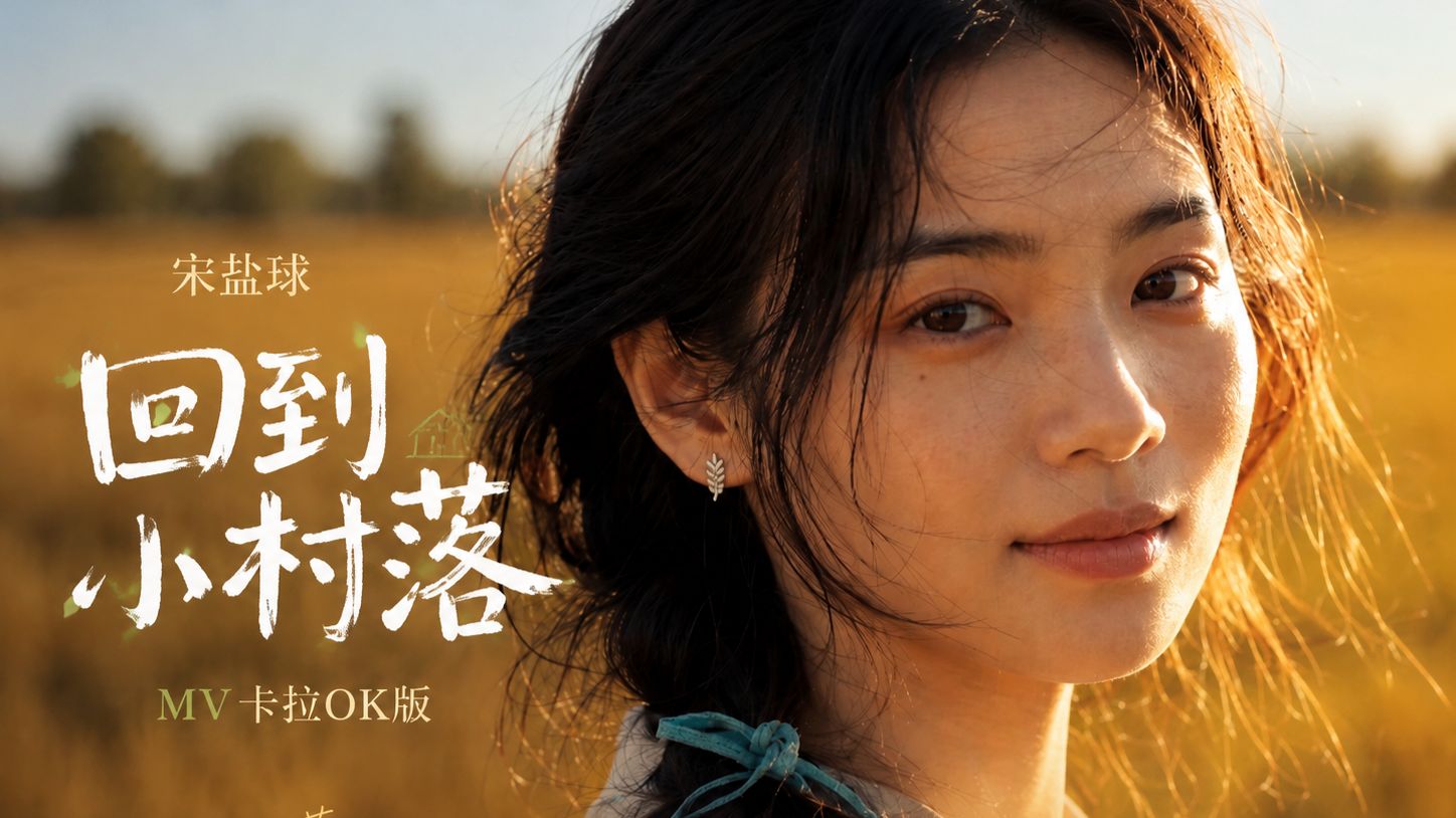 [4K]宋盐球《回到小村落》MV卡拉OK