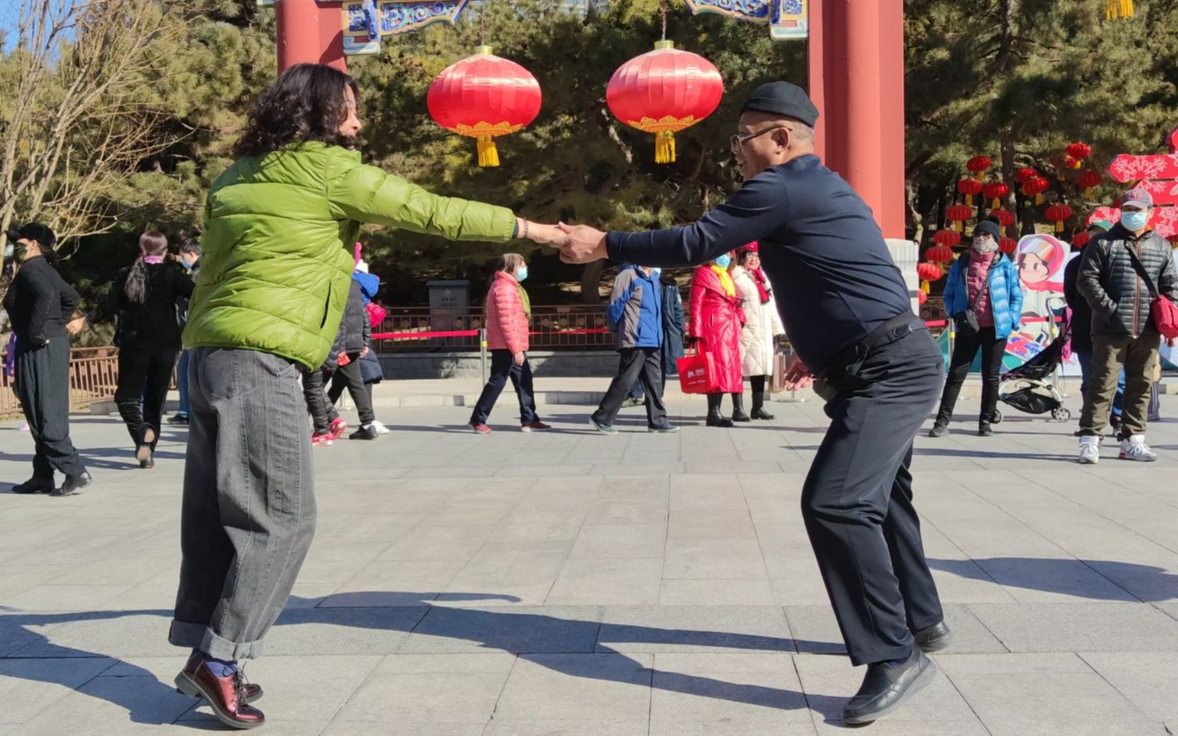 [图]吉特巴《一朵情花开》动作简单好看，歌醉人，欢迎欣赏