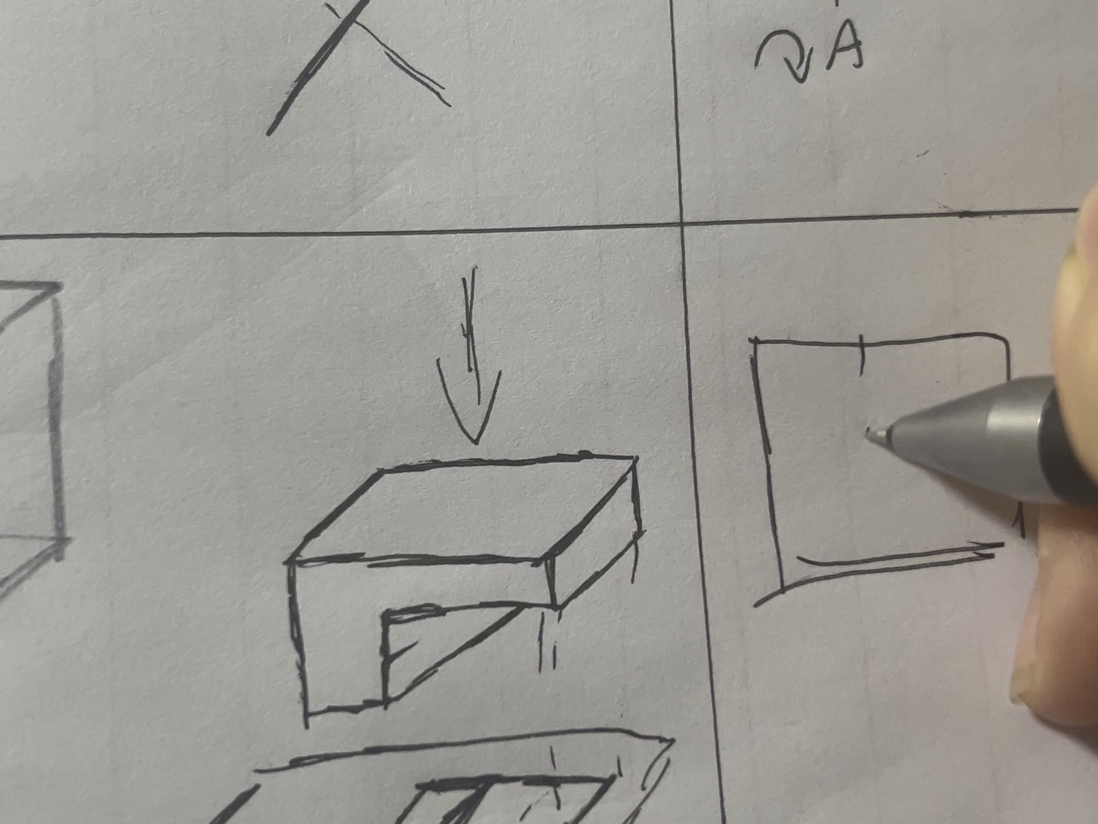 特殊视图(基本视图,斜视图,旋转斜视图,镜像视图)的画法