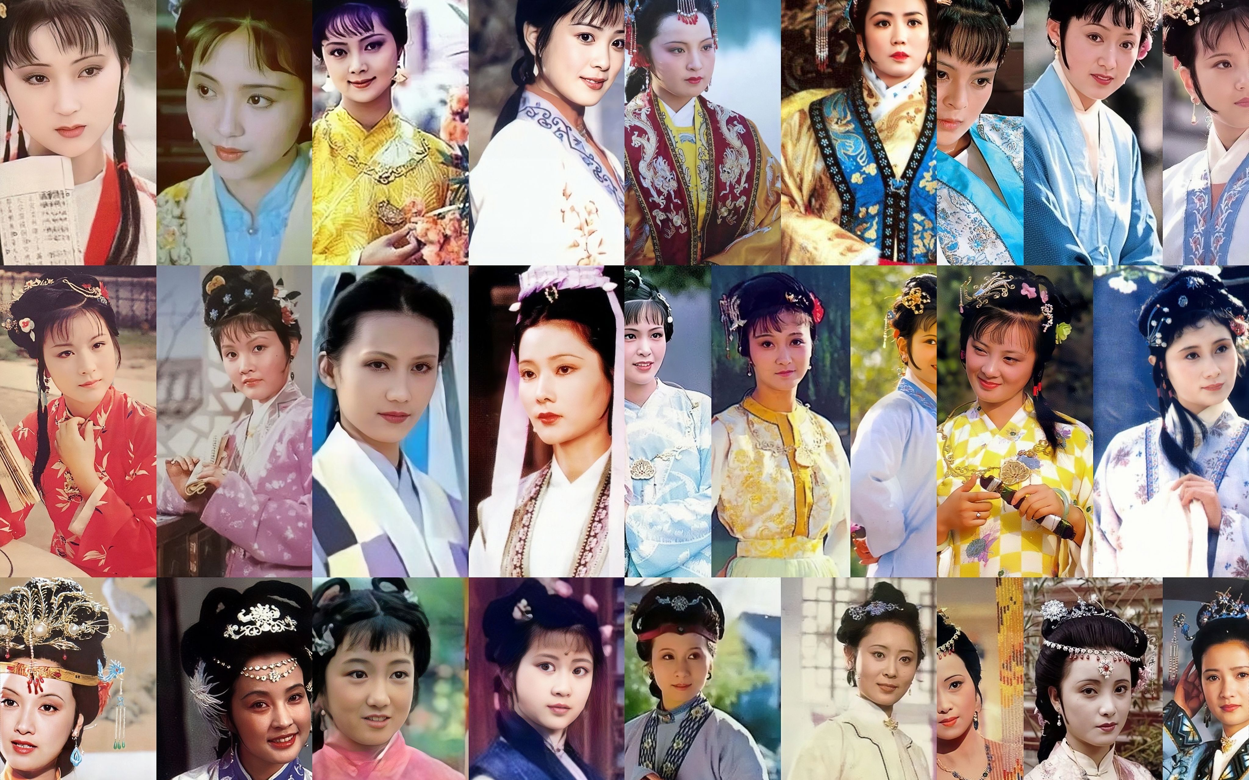 87版红楼梦十二钗和89影版红楼梦十二钗颜值对比,你更喜欢哪一版?